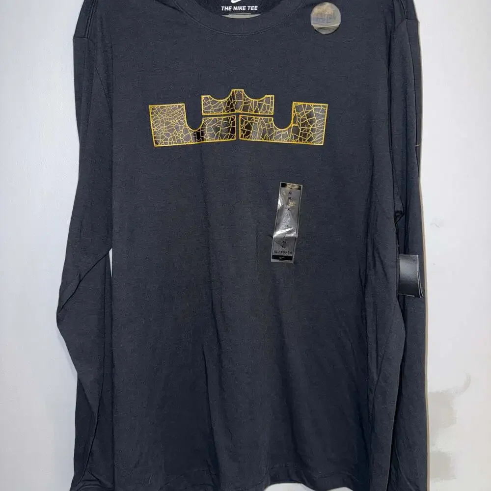 Nike LeBron James Dri-FIT Strive for Greatness‎ Lion Logo Long Sleeve T-Shirt